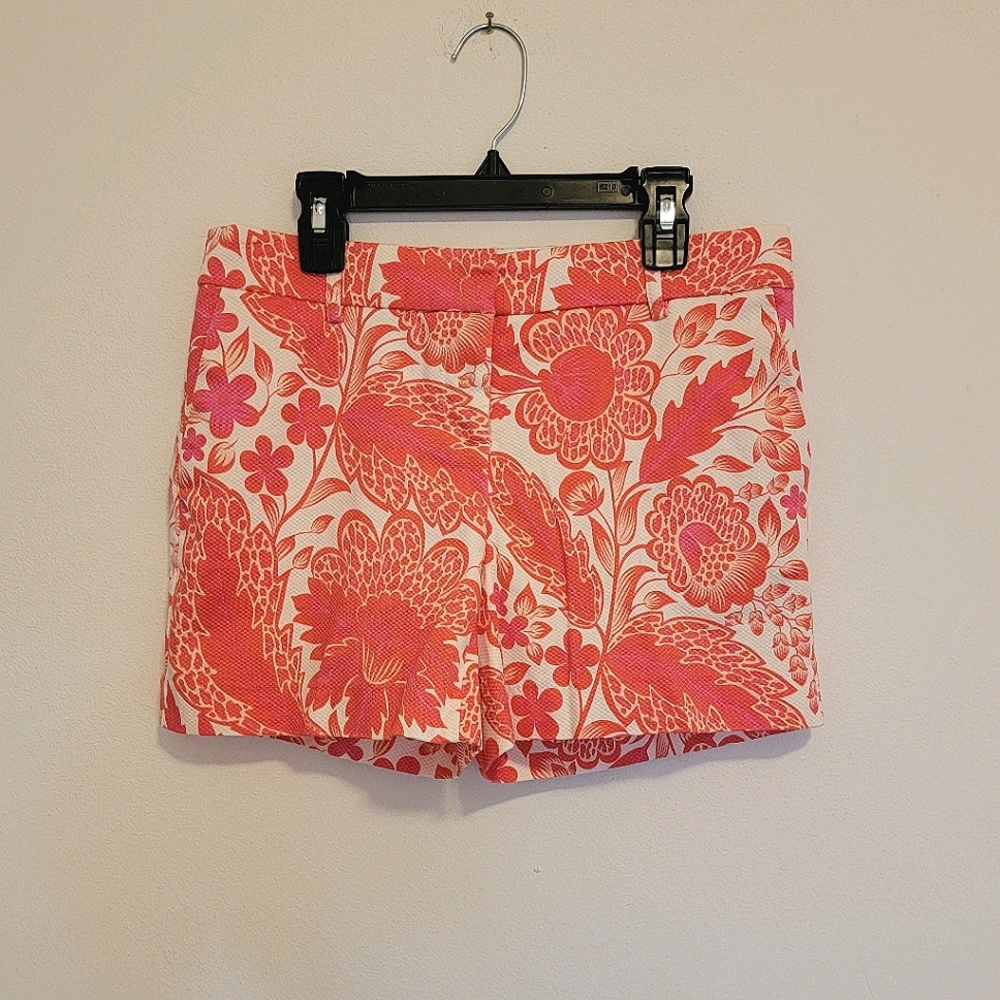 Kenar Pink White Shorts Tailored 4 Pockets 2